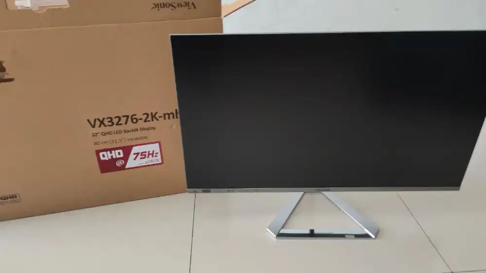 ViewSonic VX3276-2K-MHD2 32 Inch IPS QHD - Kondisi Like New - Full Dus