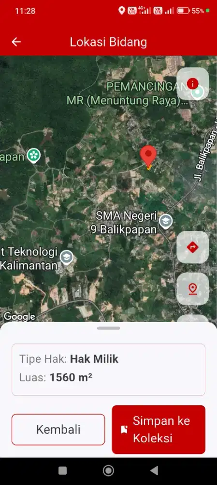 Tanah Dijual di Lokasi Strategis Kota Balikpapan
