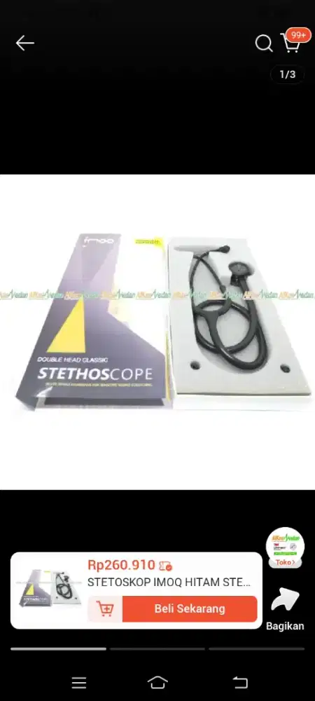 Di jual Alkes STETHOSCOPE(MEREK Imoo)