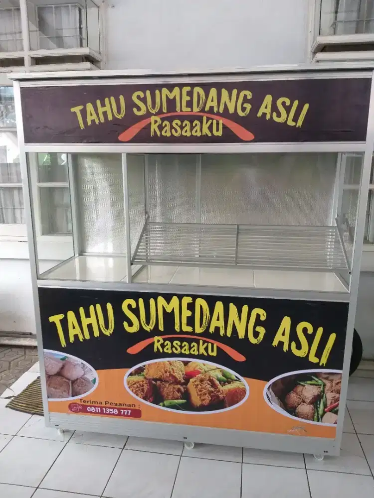 Gerobak gorengan tahu