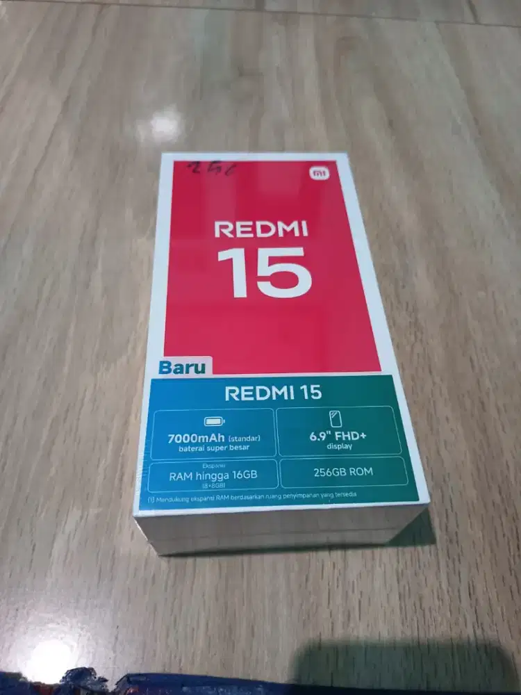 Redmi 15 8/256 baruuuu