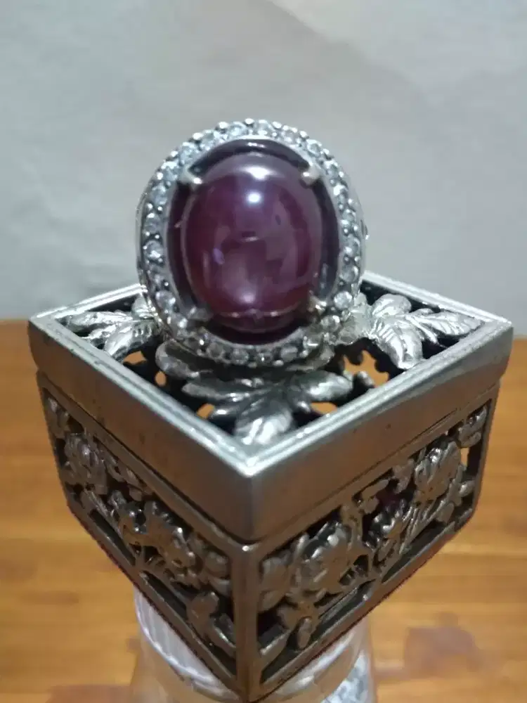 Ruby Madagaskar Madagascar Cincin Pria