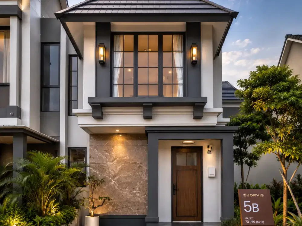 Dijual Rumah 2 Lantai Siap Huni Tanpa DP dalam Cluster Citra Garden serpong dekat Stasiun KRL