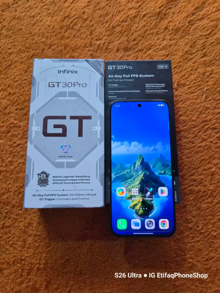 Infinix GT 30 Pro Baru 9bulan Fulset Garansi Resmi GT30pro GT30 30pro