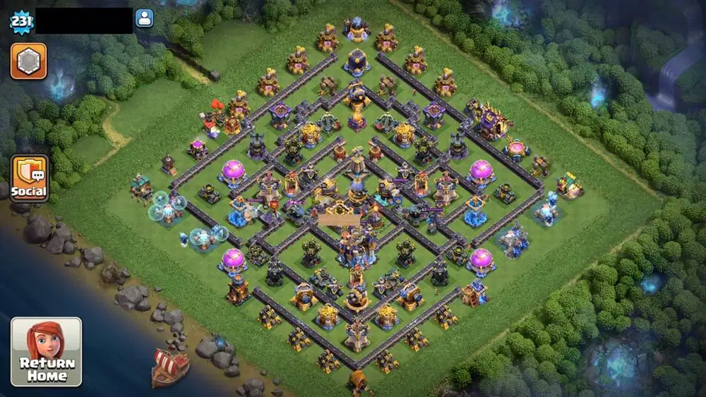 Akun COC (Clash Of Clans) Th 18
