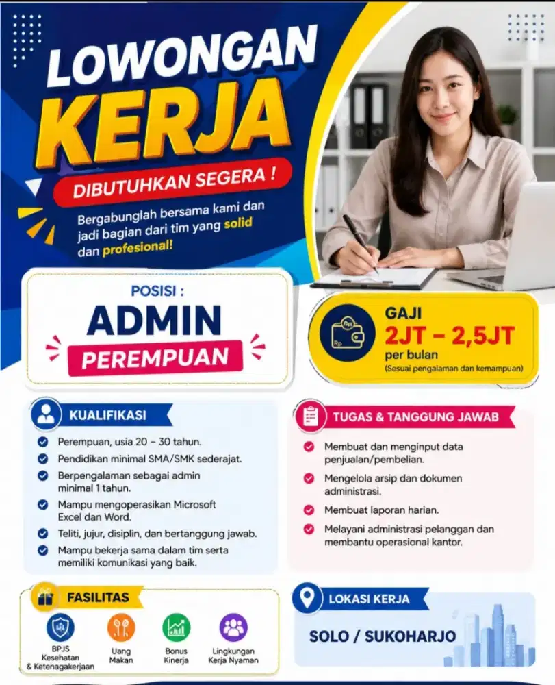 Admin yang berpengalaman