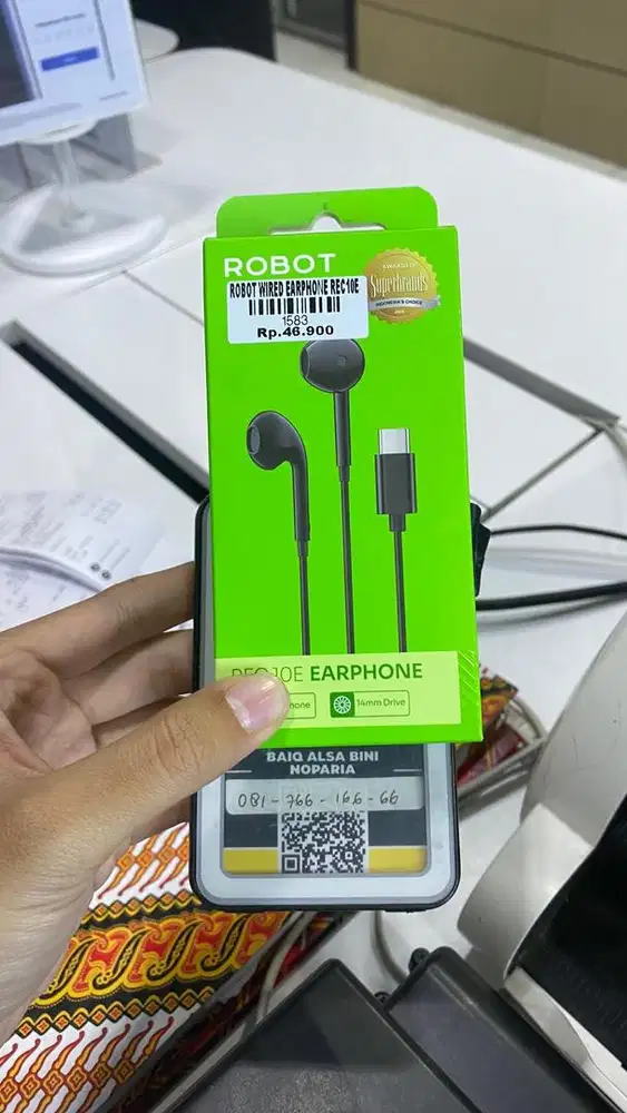 ROBOT WIRED EARPHONE REC10E