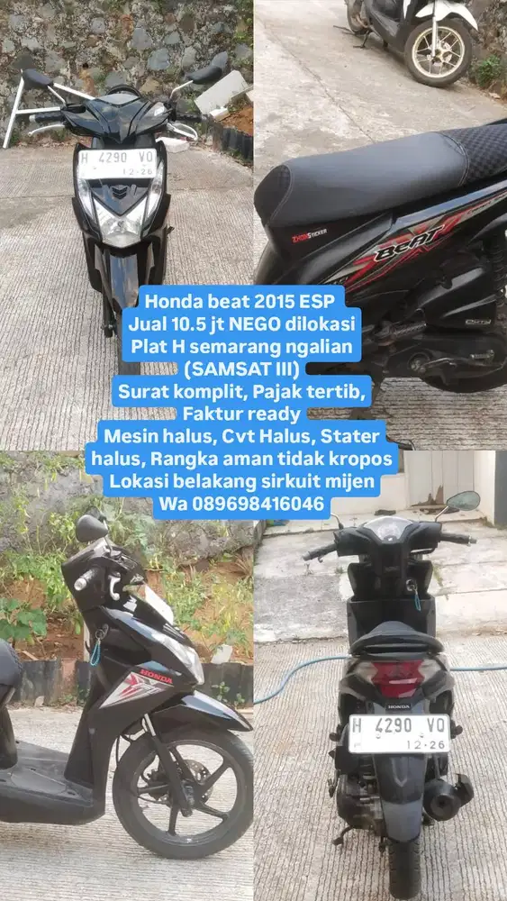 Jual Honda Beat 2015 Nego