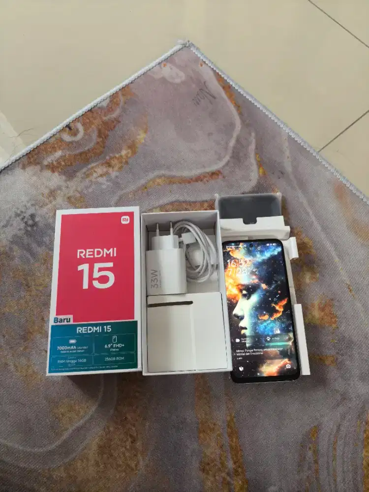 Xiaomi Redmi 15 8/256gb Resmi Garansi Fullset Mulus