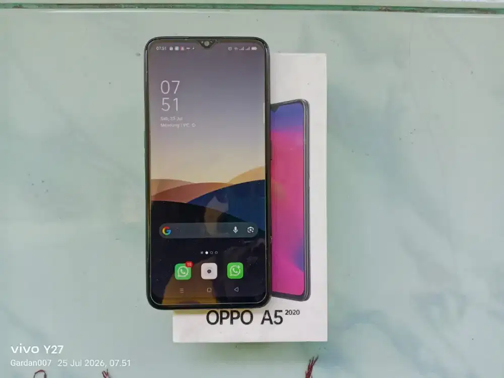 Oppo A5 2020 4G LTE ram 3/64gb Normal Lengkap