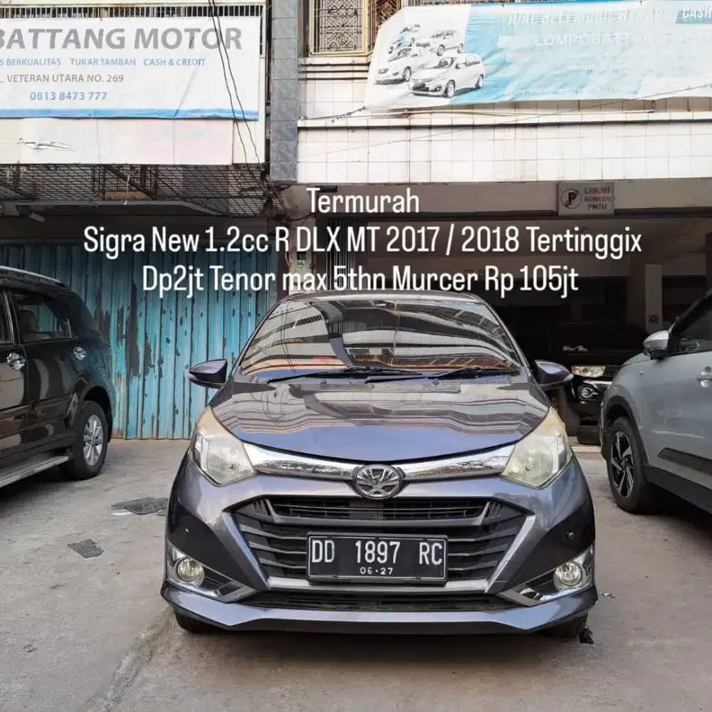 Sigra New 1.2cc R DELUXE MT 2017 / 2018 Tertinggix ABS & DobelBlower