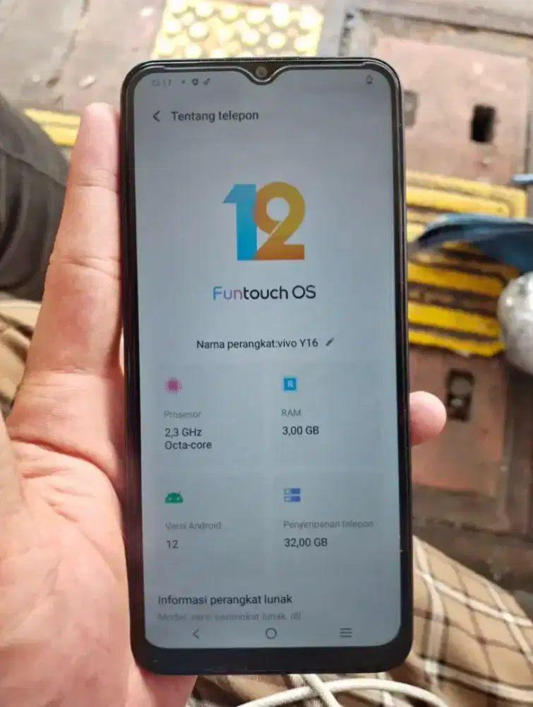 Vivo y16 ram 3/32 mulus