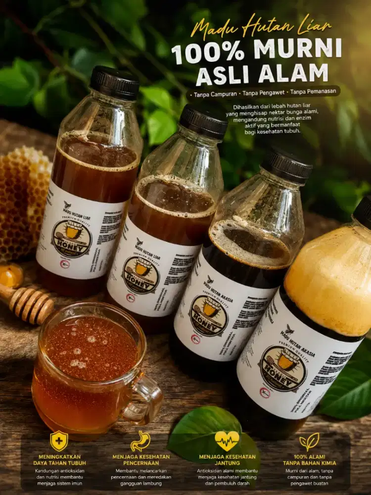 Madu Hutan Liar dan Akasia