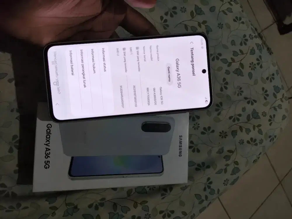 Samsung A36 5G 8/256 Full set Mulus Like New Nominus siap pake