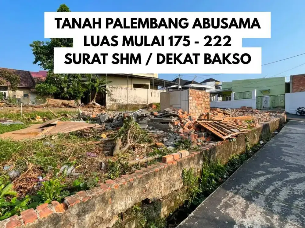 TANAH ABUSAMA KOTA PALEMBANG