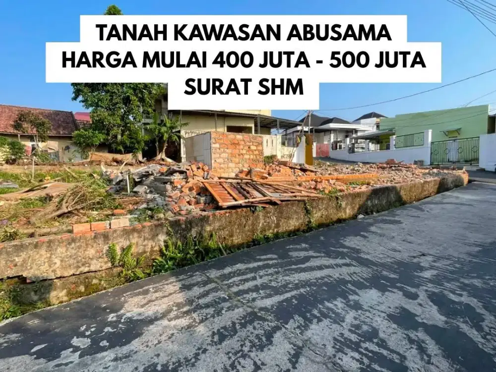 TANAH ABUSAMA SIAP BANGUN PALEMBANG