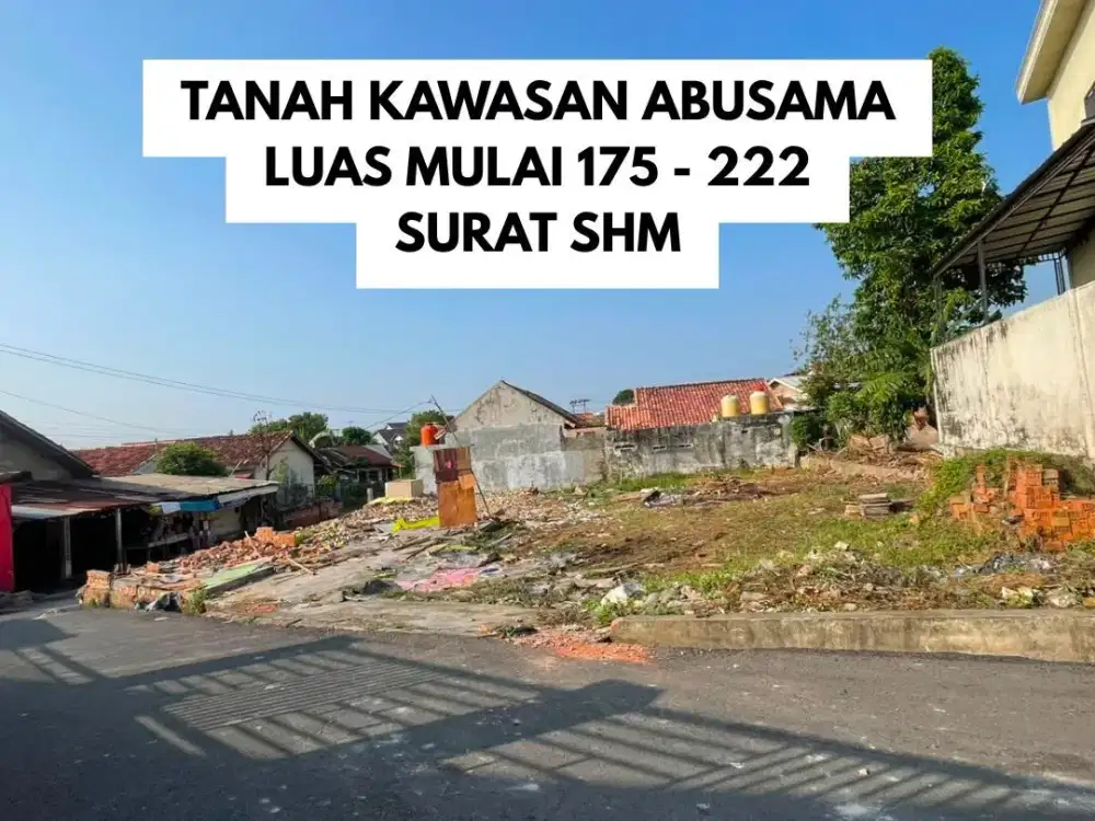 TANAH TERIMA SHM KAWASAN ABUSAMA