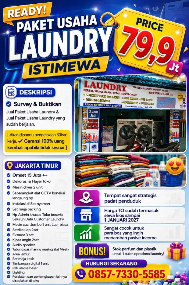 TAKE OVER USAHA LAUNDRY