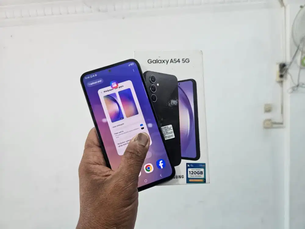Samsung A54 5g 8/256 mlus lengkap