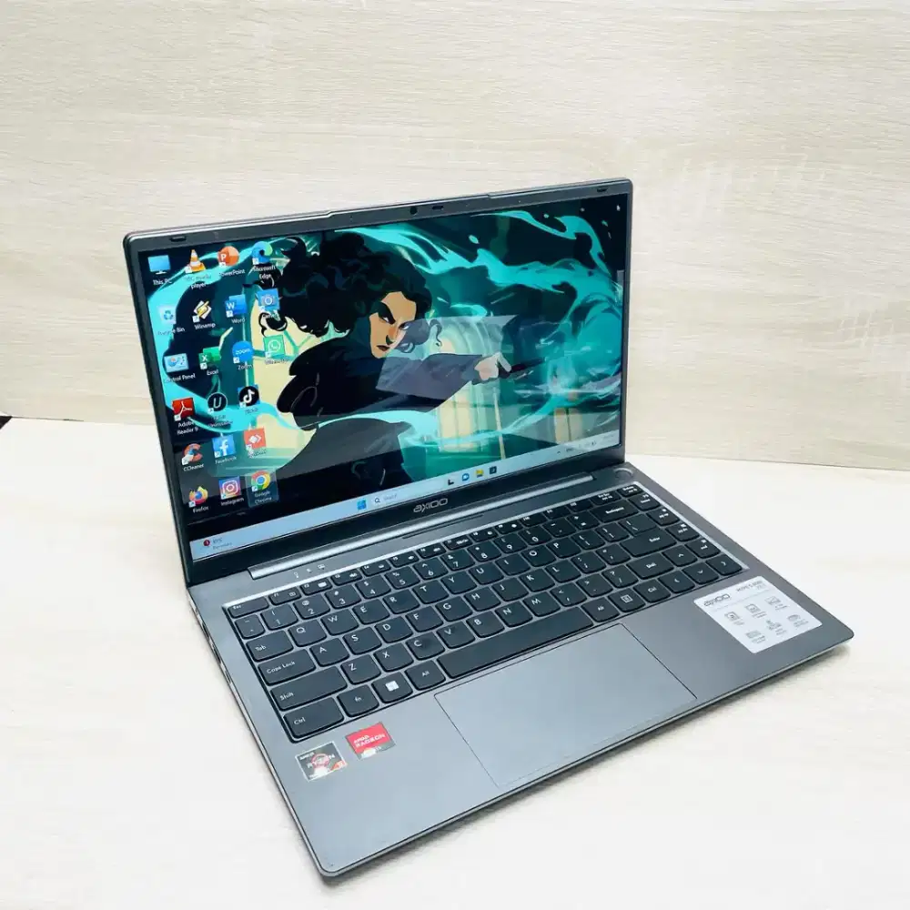 Laptop axioo ram 8 gb ryzen 5-3500U muluss 99%