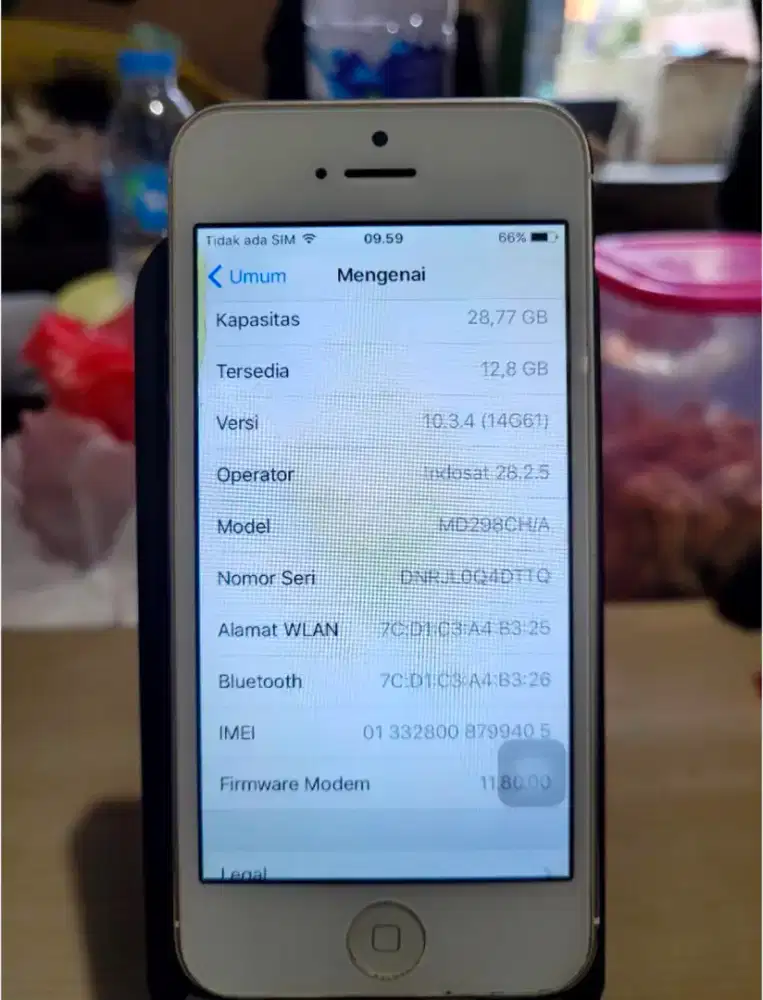 Di jual iPhone 5 normal bagus