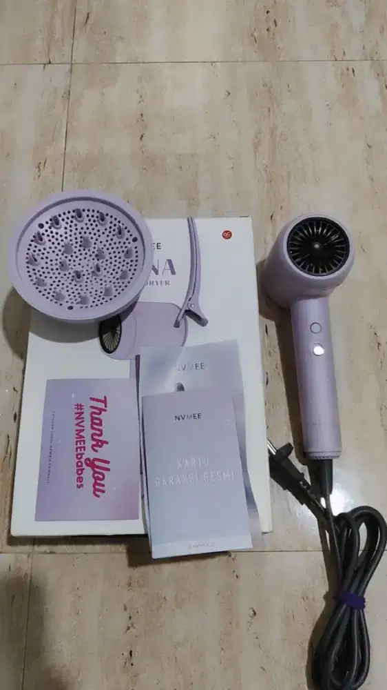 Hair Dryer Nveme Luna Mulus