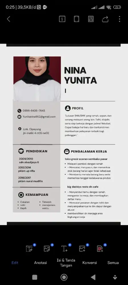 Mencari pekerjaan