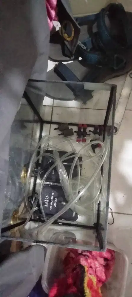 Jual aquarium mini.