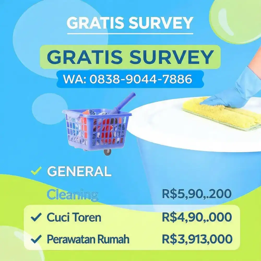 Jasa cleaning&perawatan rumah kantor, ruko, apt Hub:083890447886