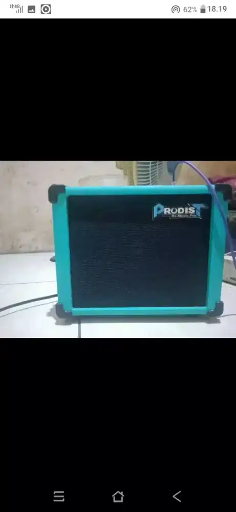 Amplifier mini ampli gitar 4in biru