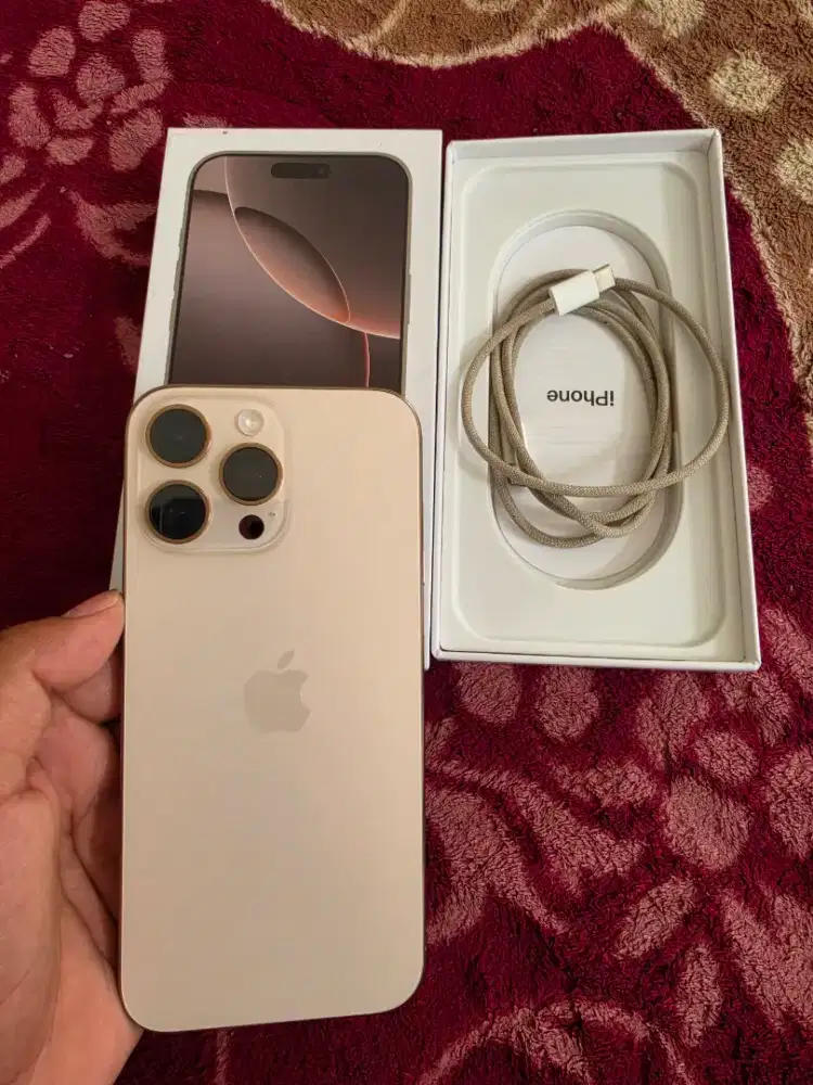 iPhone 16 pro max 256gb battry health 96% mulus like new,lngkap fulset