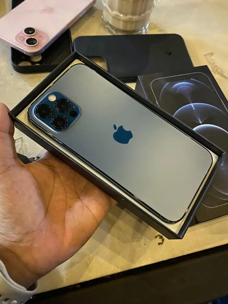 Iphone 12pro 256gb beacukai fulset likenew