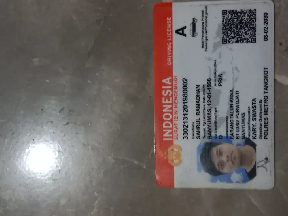 BERPENGALAMAN SELAMA 5 TAHUN JADI SUPIR PRIBADI