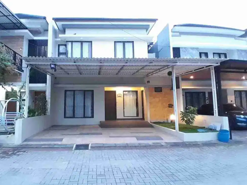 Rumah Mewah Furnish Strategis Di Cluster Premium Tepi Jalan Utama Dekat Exit Tol Solo