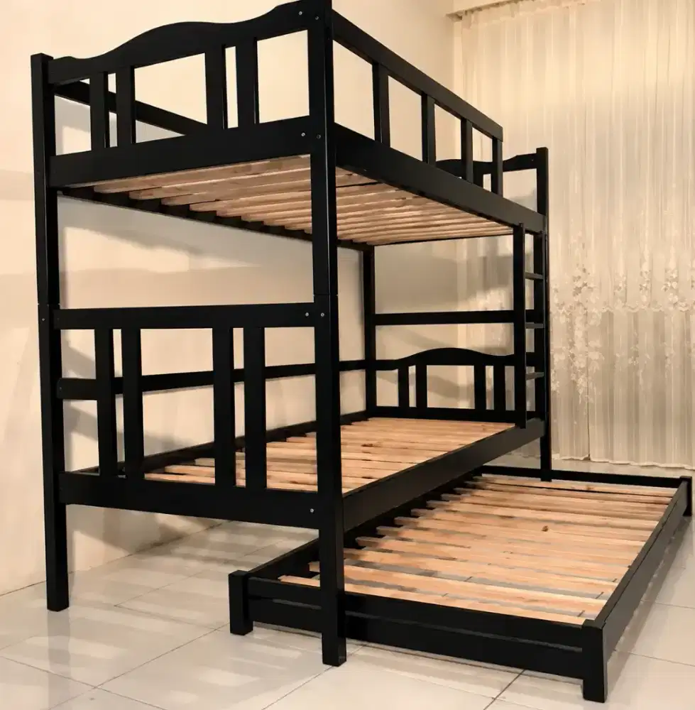 Ranjang 3 susun (Kayu)