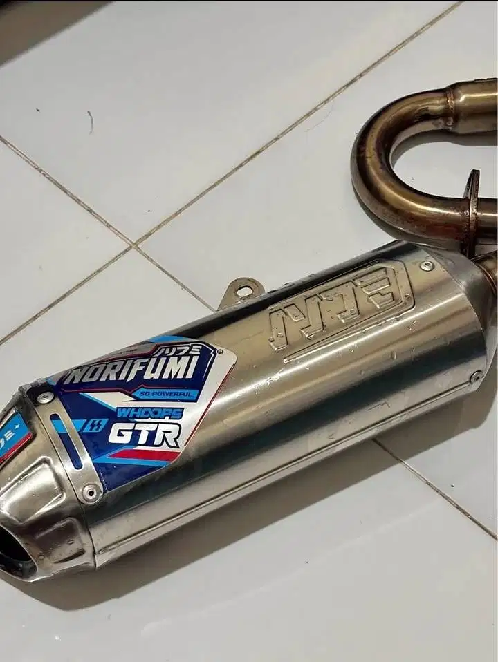 Knalpot crf nerofumi ori