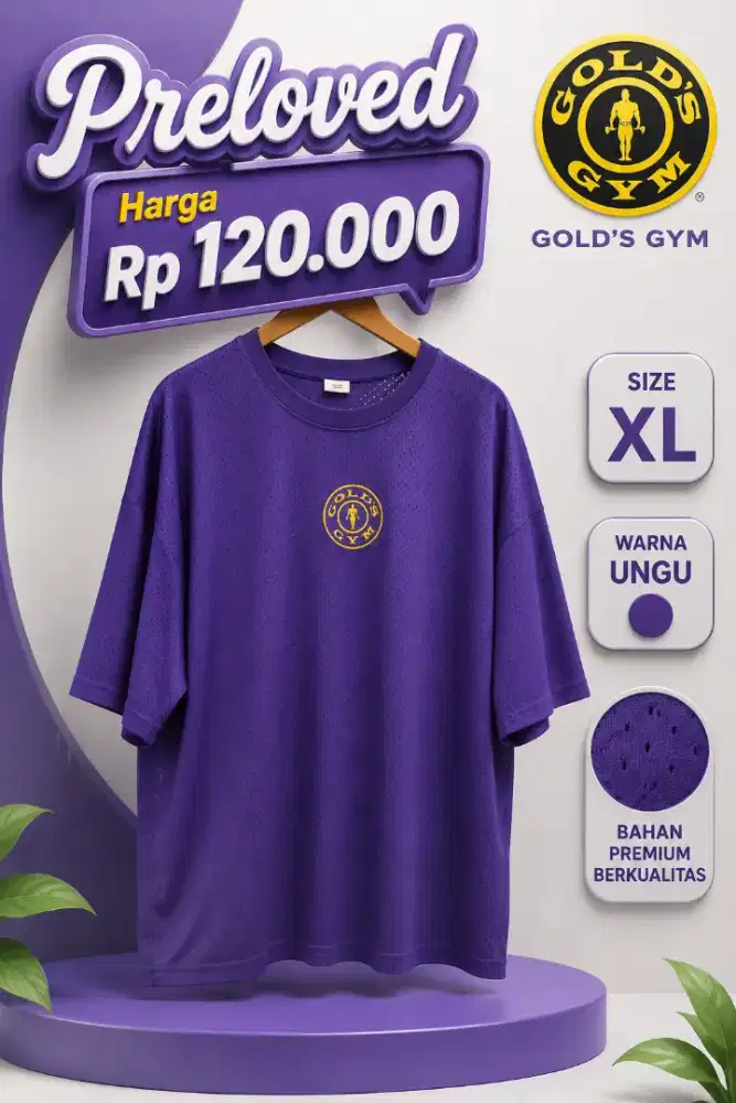 Jersey Gold's Gym size XL