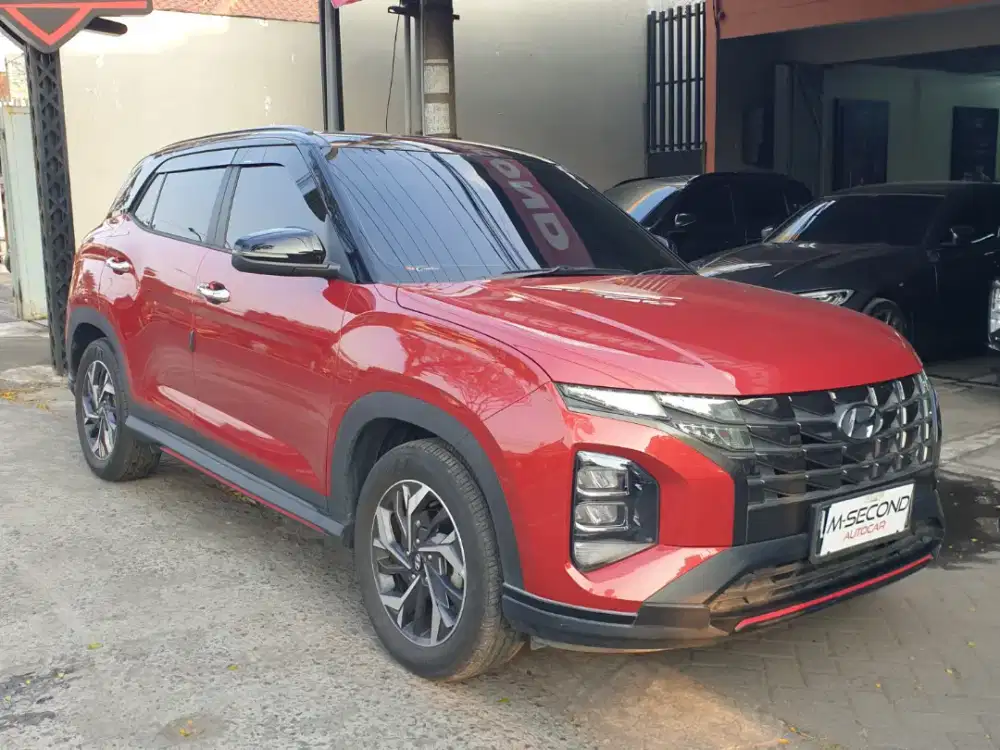 HYUNDAI CRETA PRIME IVT 2022 | RED ON BLACK | KM 21.xxx | Pajak Baru