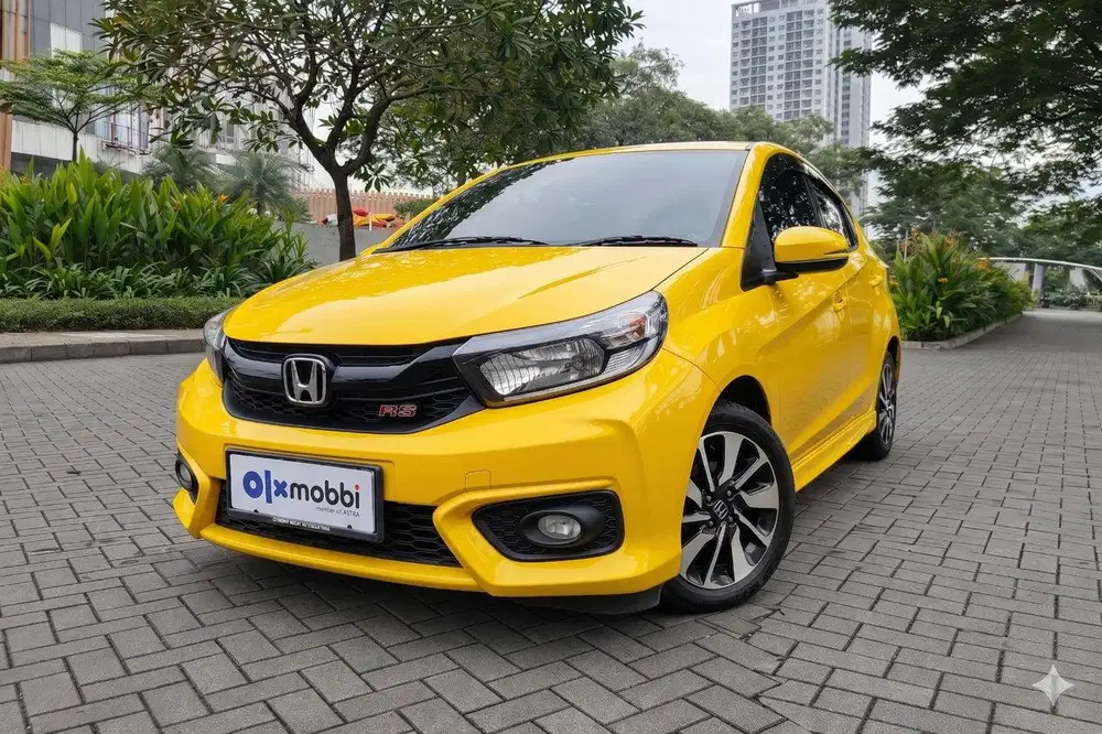 TDP 1 JUTA Honda Brio 1.2 RS Bensin-AT 2020 Kuning CAAEF