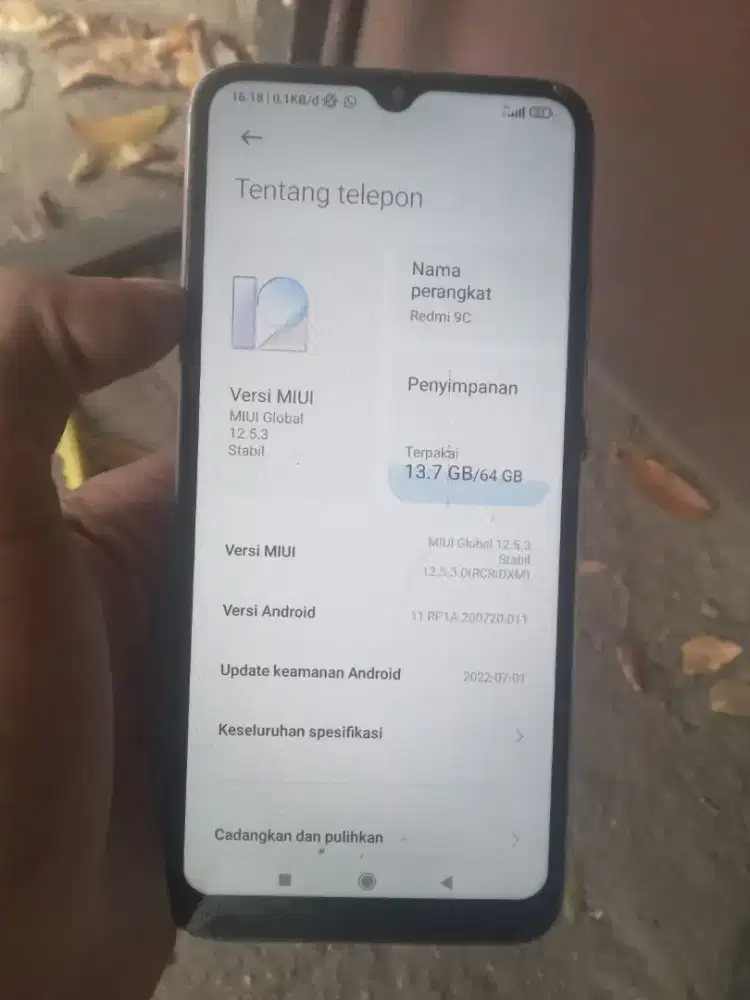 Hp Xiomi redmi 9c 4/64gb