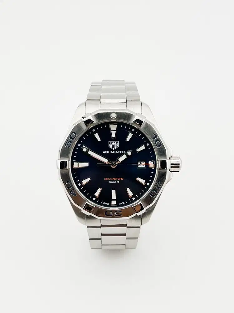 TAG Heuer Aquaracer 300 Meter Blue Dial Quartz. WBD1112