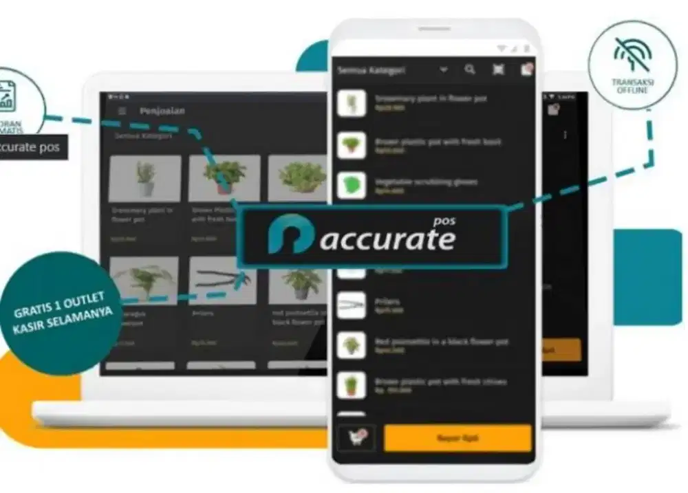 Software akuntansi dan kasir perusahaan Accurate Online danaccuratepos
