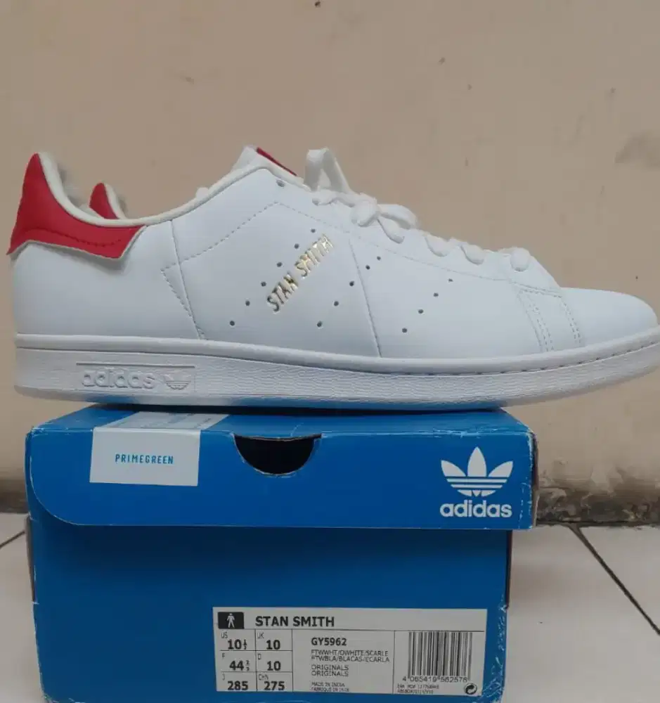 Sepatu Olahraga Adidas Stan Smith Merah PRIA PROMO