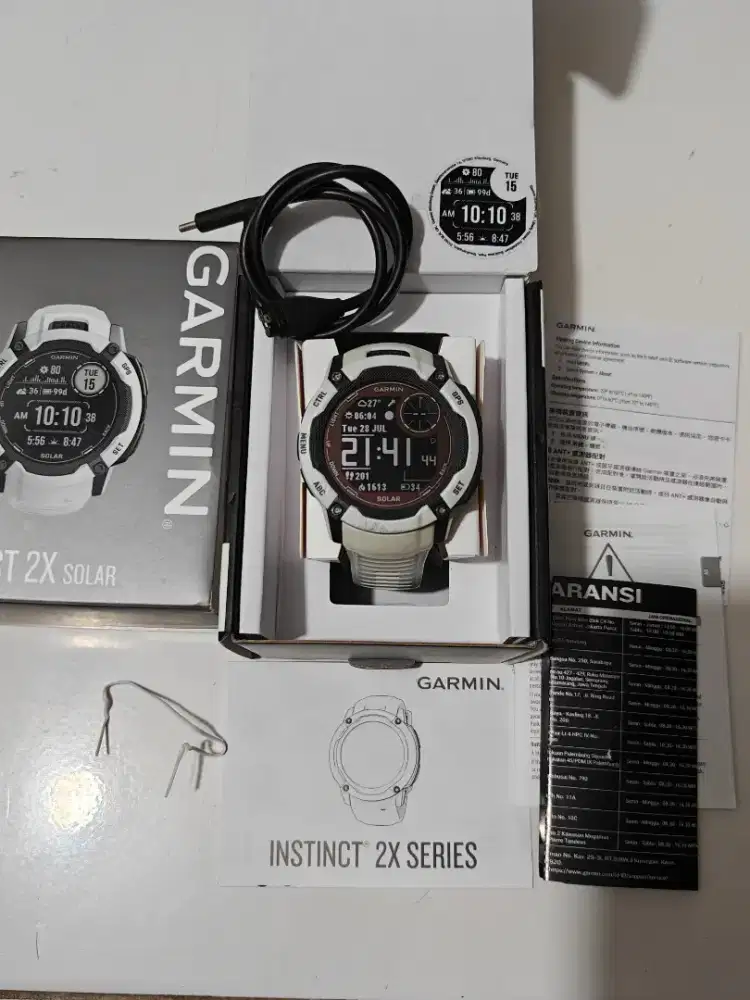 Garmin instinct 2x solar original bekas normal semua siap pakai fulset
