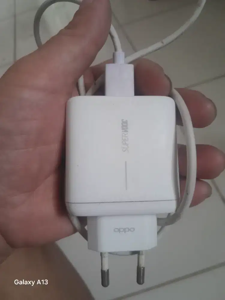 Charger oppo 65wat original super vooc fast charging