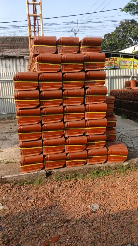 Genteng morando coklat muda