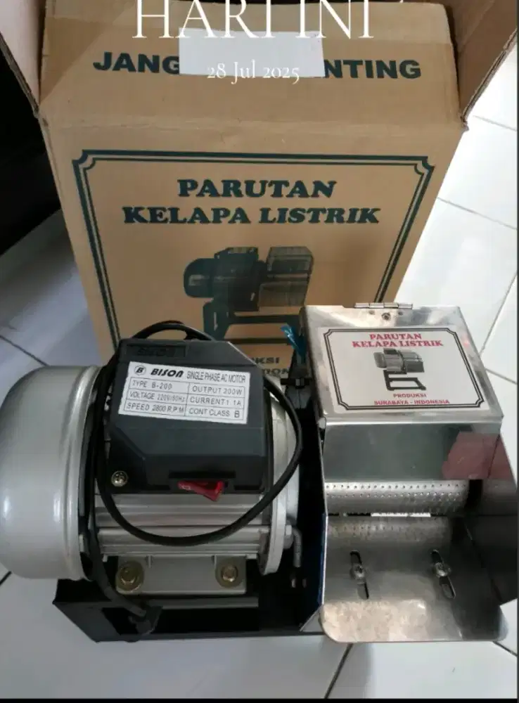 Parutan kelapa kondisi masih bagus mulus