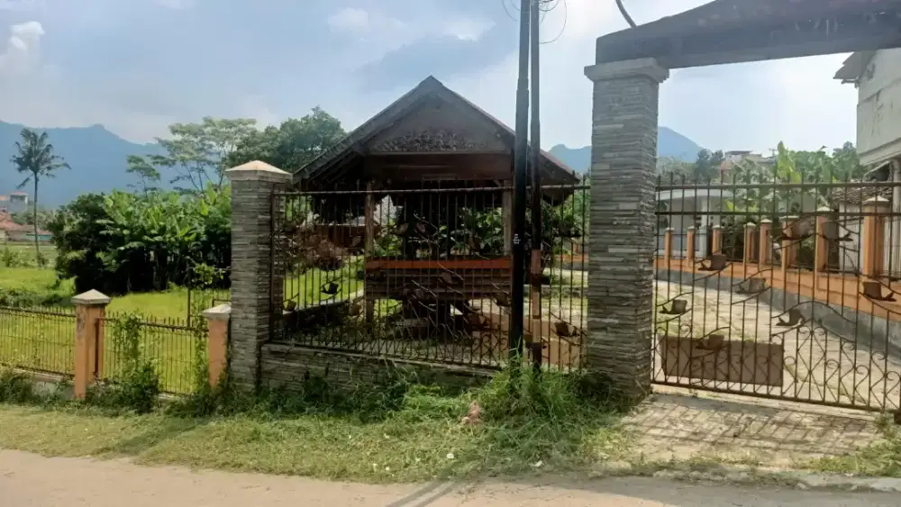Dijual tanah sawah beserta rumah villa asri - kutawaringin, soreang