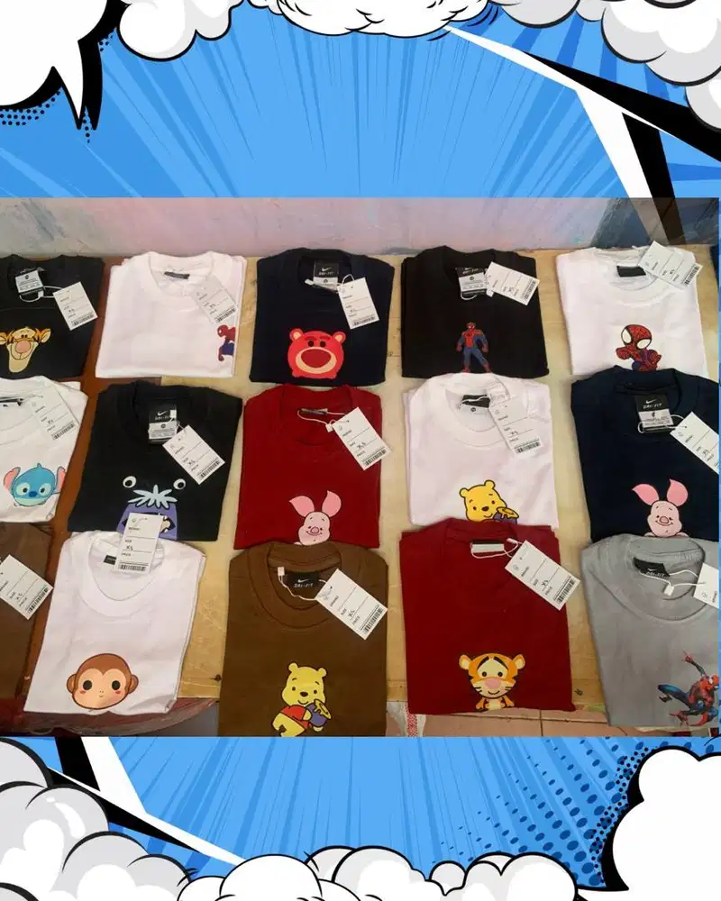 kaos anak (bayi/toddler/balita)