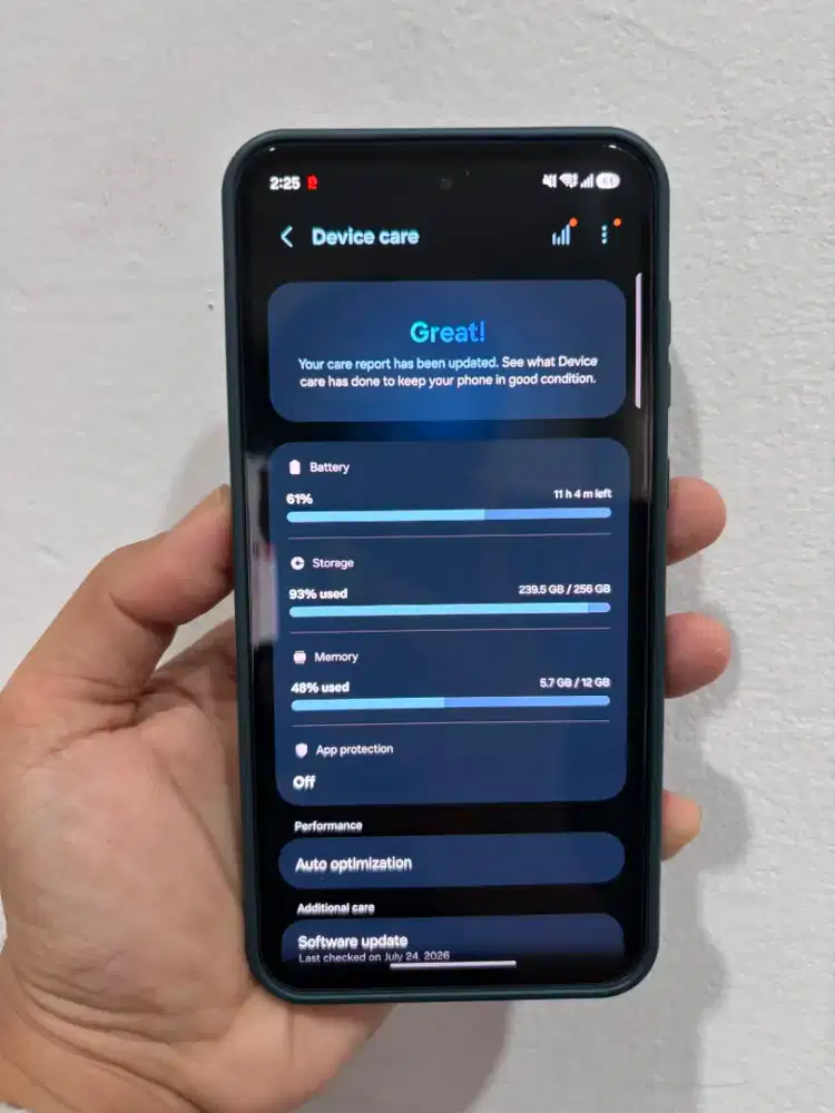 Samsung Galaxy A55 12/256 Dark Blue, Batangan